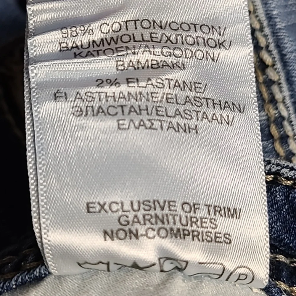 SILVER 32x29 AIKO MID SUPER SKINNY STRIGHT WOMENS GIRLS PRE-OWNED FADED JEANS - Picture 6 of 8